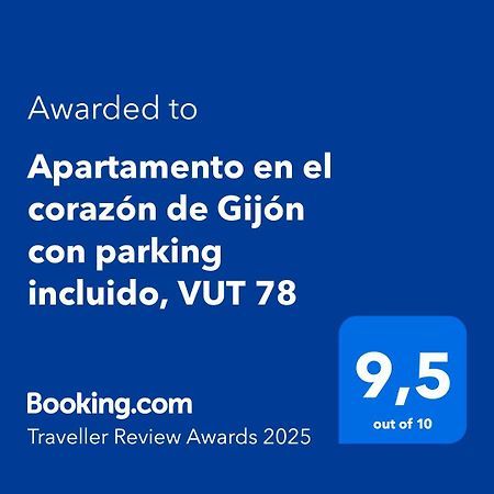 Apartamento En El Corazon De Gijon Con Parking Incluido, Vut 78 Екстериор снимка
